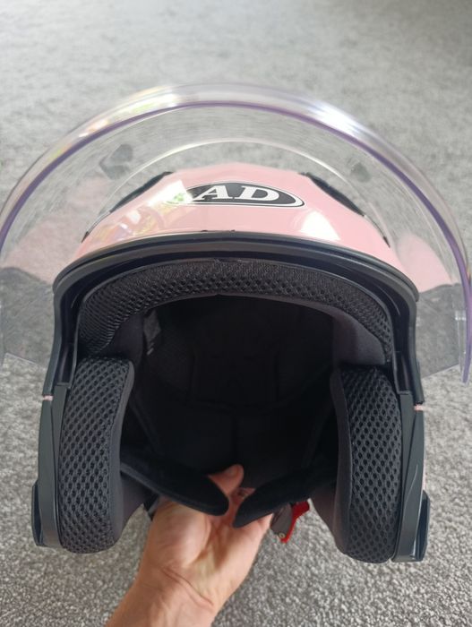 Casca moto roz Anda noua!