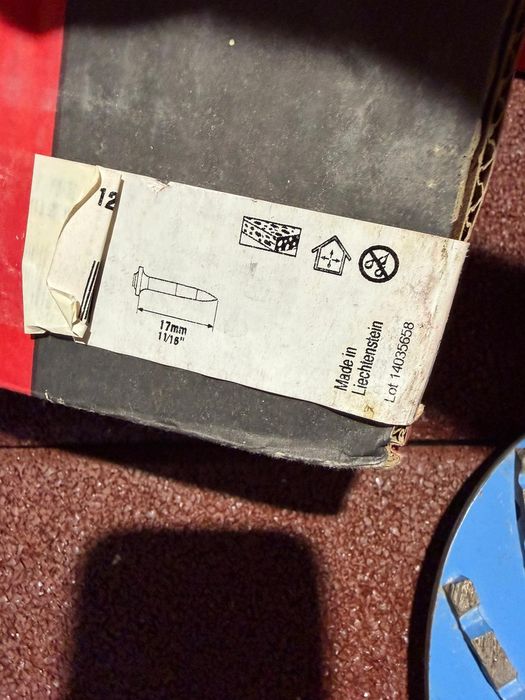 Hilti consumabile: carote ,cuie