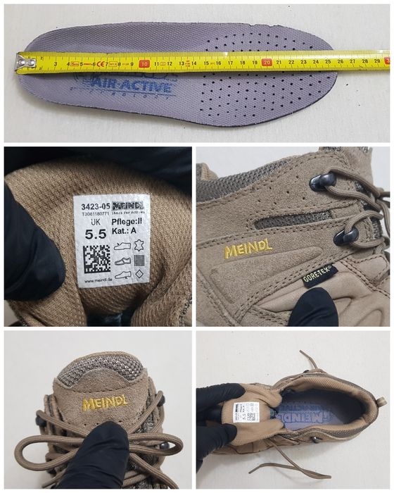 Ghere, bocanci MEINDL Nebraska Mid Gore Tex, piele Nubuk, Nr. 39 EU