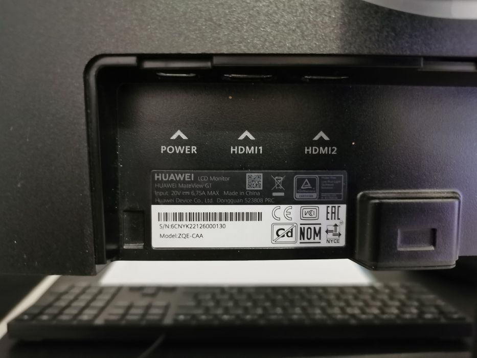 Monitor Gaming Huawei  Marteview GT34, 165Hz, cu soundbar inclus