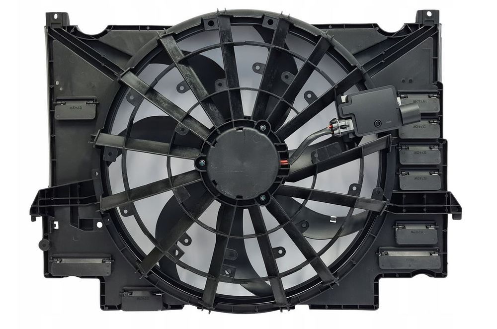 GMV ventilator radiator Jaguar Xe 2015-2024, Xf 2015-, 2.0 d, 3.0 V6 Supercharged, 2.0 T, Diam.: 520 mm, mufa: 4 pini, OE T2H1831, Th-Series