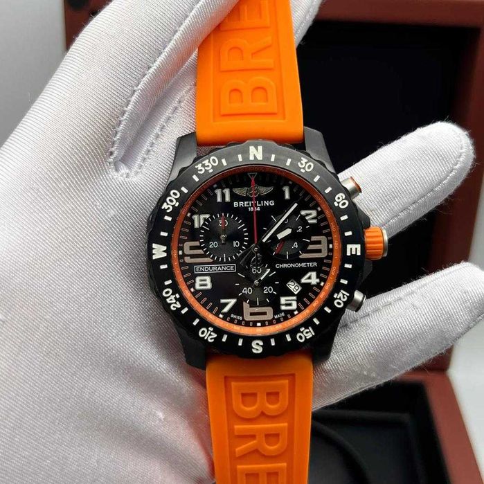 Ceas cu cuarț bărbătesc Breitling Endurance Pro ORANGE