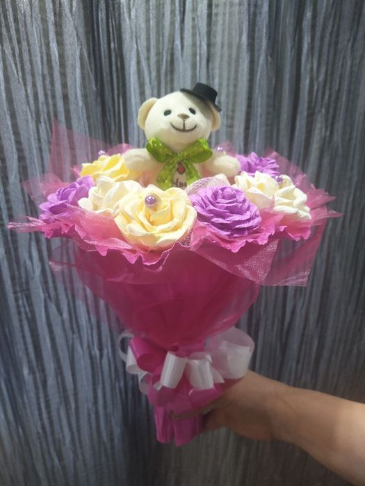 Букети  от креп хартия