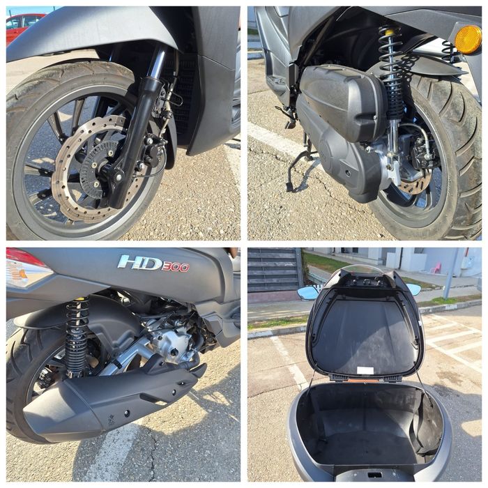 SYM HD 300 – an 2021 | doar 950 km, carnet service | Stare impecabilă
