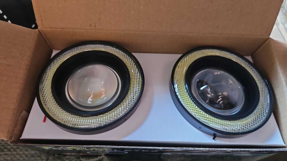 Универсални LED светлини Angel eyes бяла светлина