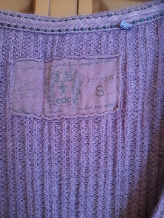 Rochita tricotata mov, material bumbac, model tineret Edc marimea S