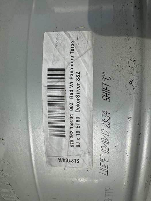 Джанти за Porsche Panamera 4 19 цола