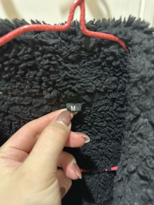 Демисезонная дубленка, кожзам