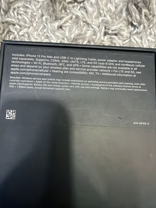Коробки от Iphone 12 Pro max пустые (цена за две)