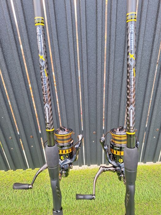 Set 2 Feedere FL Strategist DistanceMH 3.90 80-150g +2 Strategist 5000