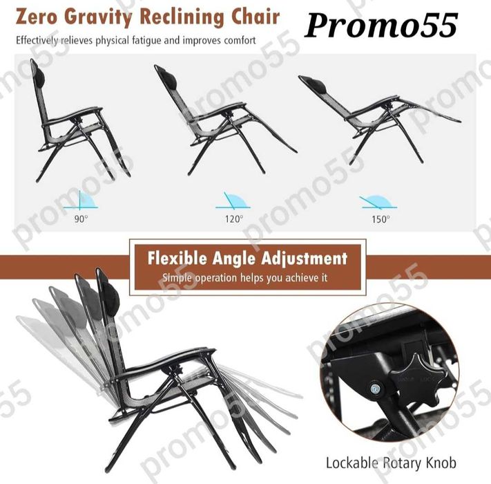 Голям Регулеруем Стол–Шезлонг с Възглавничка до 150кг.