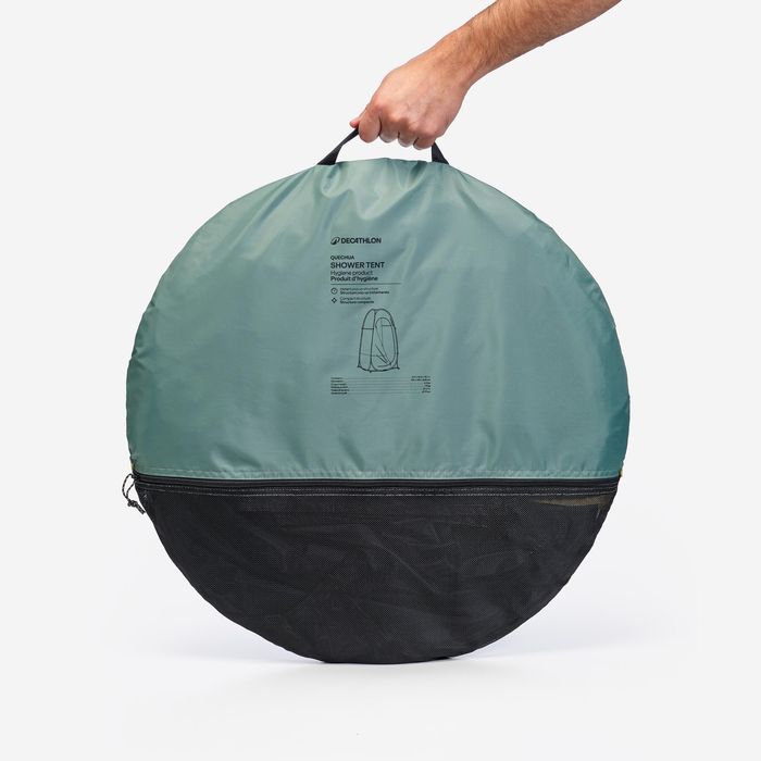 Cort și cabină de duș camping cu montare - produs resigilat Decathlon