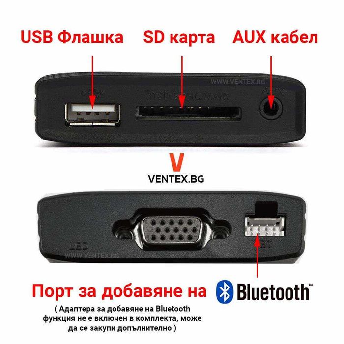 YATOUR дигитален чейнджър за Audi A3, A4 от 2006 до 2010 г. USB и AUX