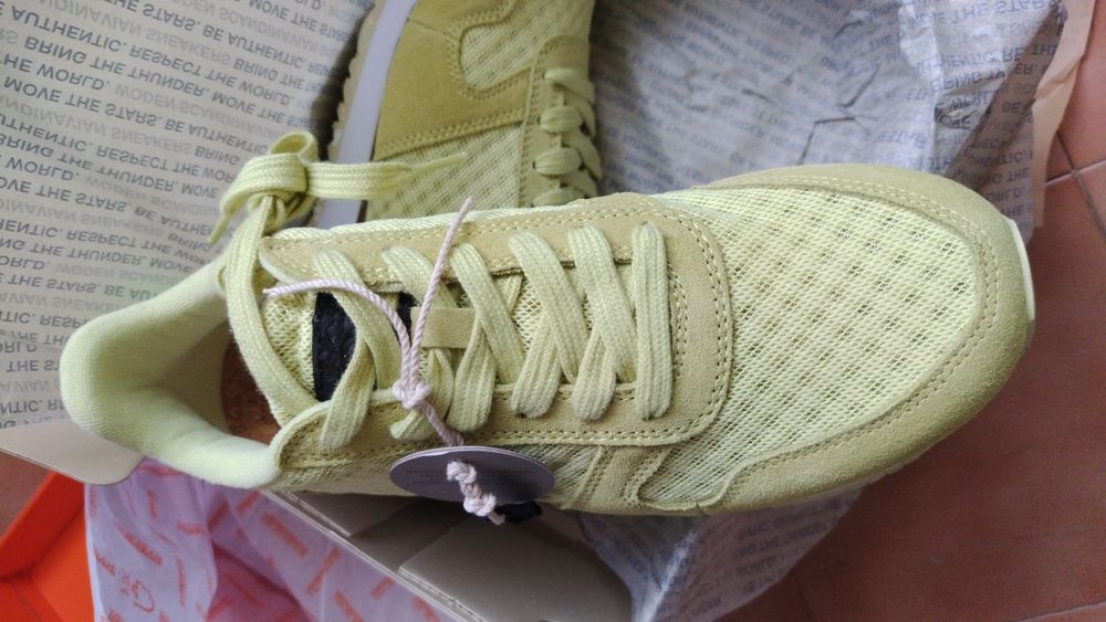 Дамски маратонки естествена кожа