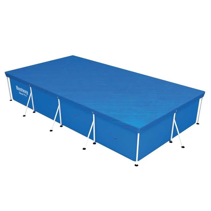 Prelata Piscina Dreptunghiulara Acoperire Protectie Apa Bestway Cadru Metalic 400x211x81 + LIVRARE GRATUITA BT