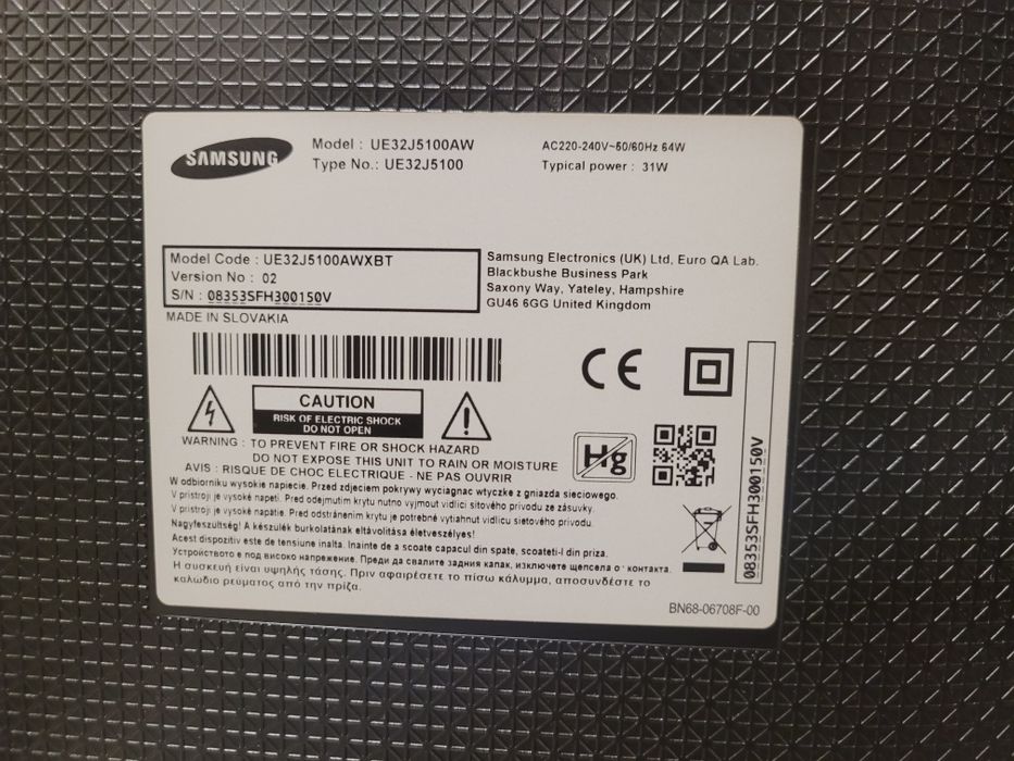 Телевизор Samsung UE32J5100AW – 32 инча, Full HD