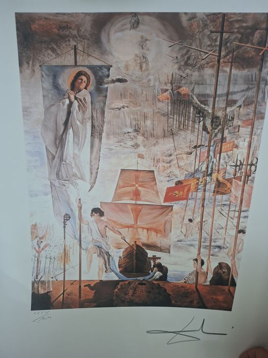 Litografie Salvador Dali Descoperirea Americii