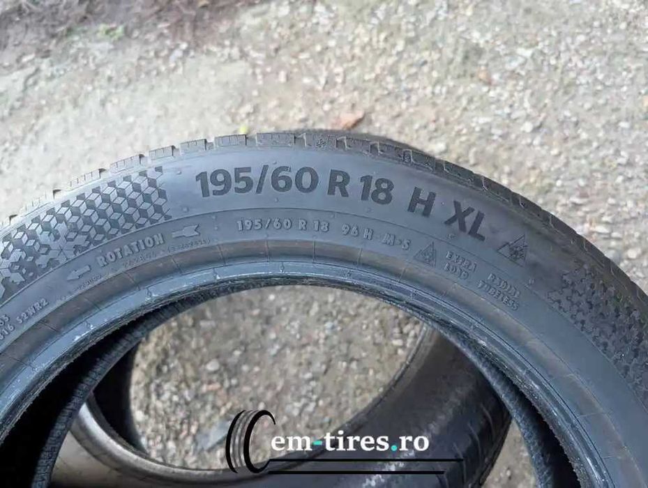 SET 2 Anvelope Iarna 195/60 R18 CONTINENTAL WinterContact TS870P 2022