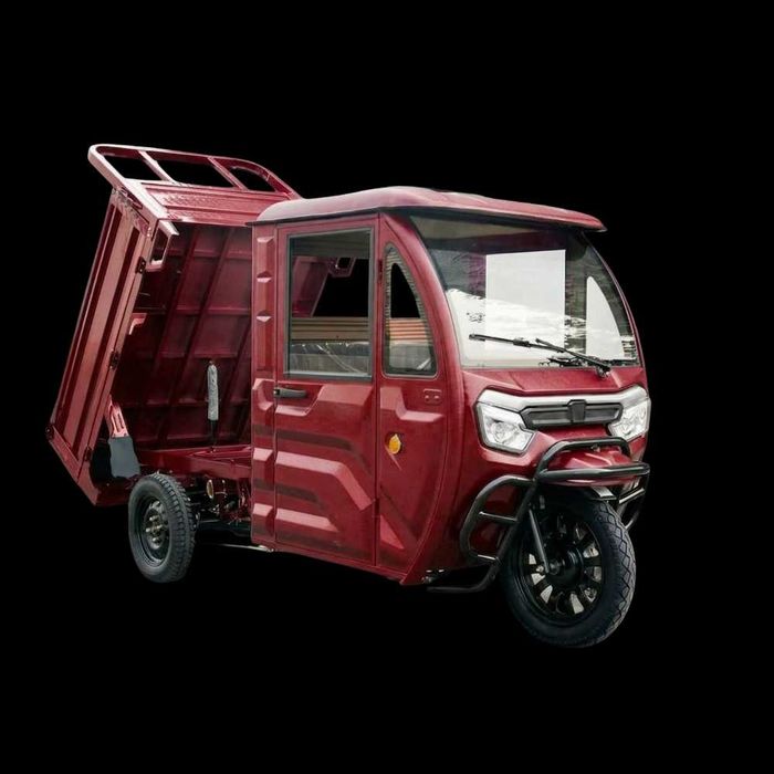 Triciclu Electric cu Volan Model KH06 | 72V/58Ah | Fără Permis | Roșu