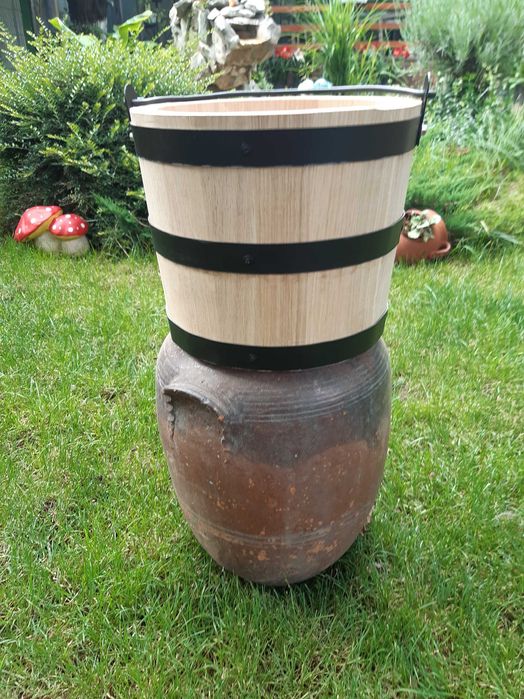 Дървени саксий,кашпи,чебри за цветя