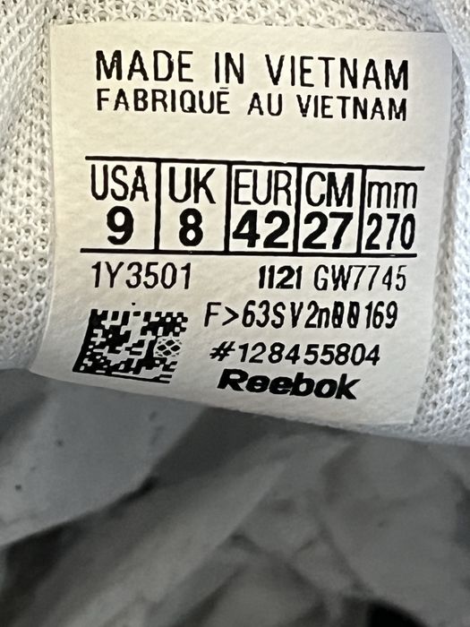 Кеды белые. Reebok оригинал.