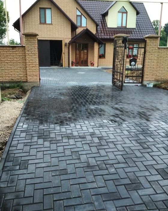 Укладка брусчатки