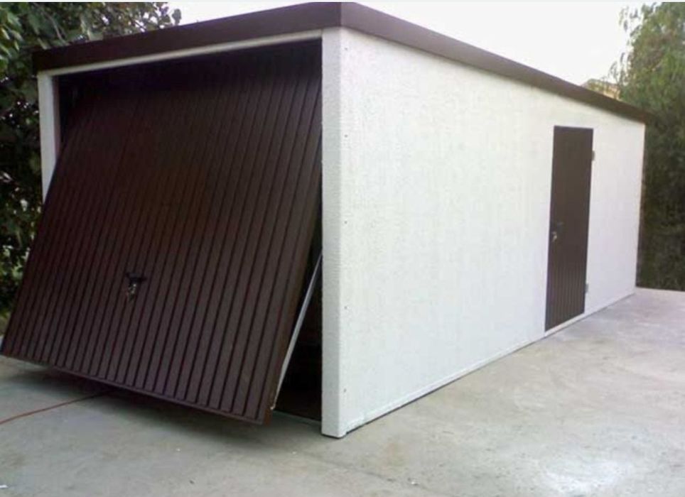 Garaj metalic nou, disponibil în variante de dimensiuni single, double