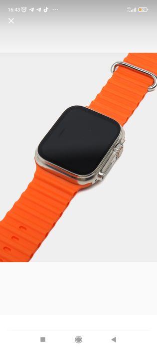 Smart soat T800 Ultra 3xil rangi bor qora kumush rang olovrang