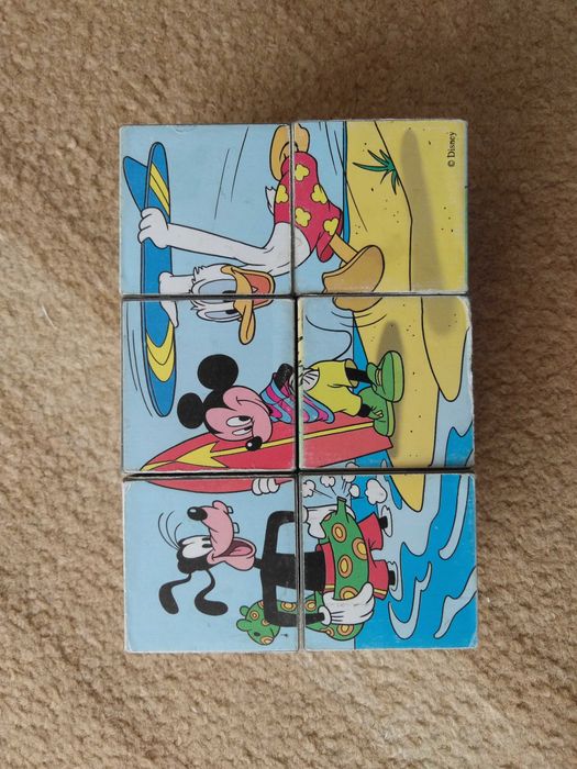 Игра с картони и кубченца (с 6 картинки) на Мики Маус - Обща цена