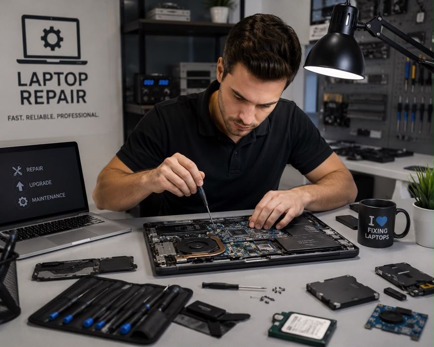 Prestari servicii reparatii laptop/ computer
