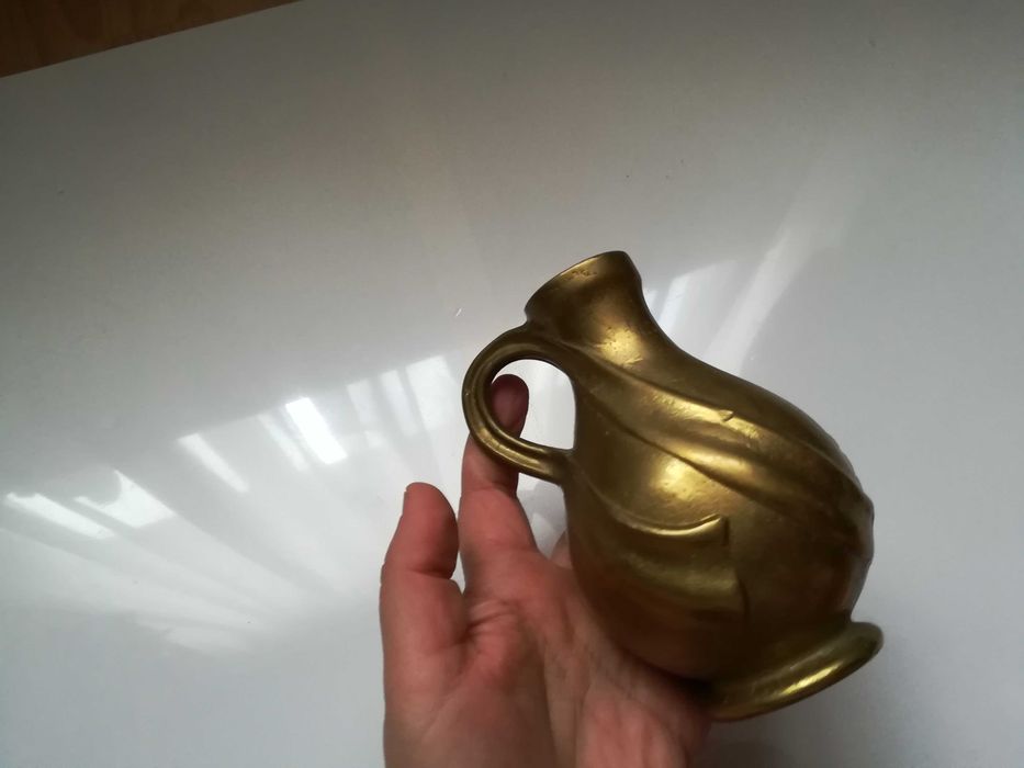 Vaza veche bronz colectie art deco decor obiect