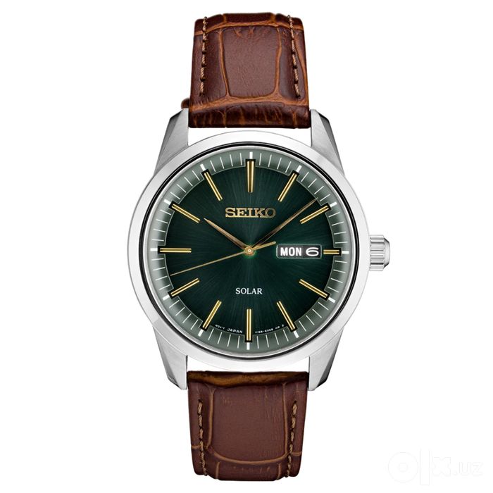 Seiko Essentials Solar Green Dial SNE529P1