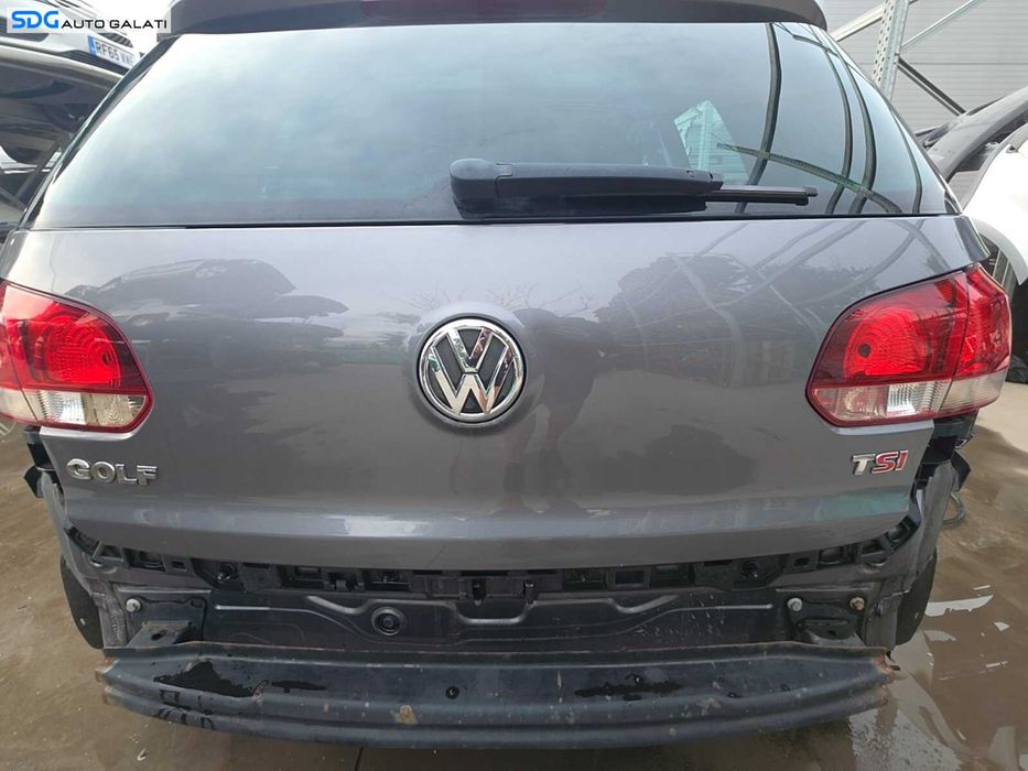 Haion Hayon Portbagaj Dezechipat cu Luneta Geam Sticla Volkswagen Golf 6 Hatchback Scurt 2008 - 2013 Culoare Gri LA7T United Grey Metallic [Q8032]