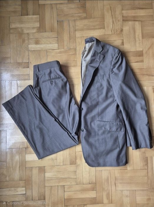 Costum de lux Joop!, Lână Super 120, Croială Modernă, Gri/Maro - 50