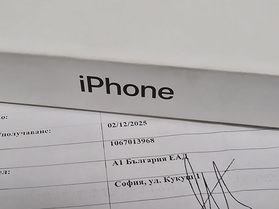 256GB iPhone 17 Air Гаранция от A1 до 2027 Black | Черен
