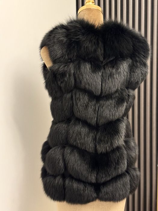 Vesta din blana naturala