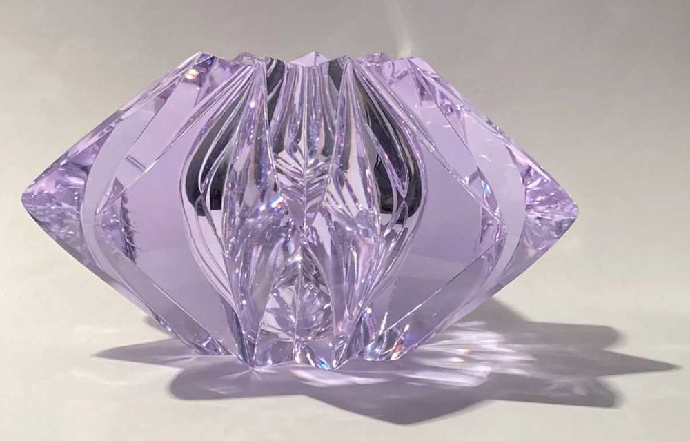 Кристална фигура звезда Aimo Okkolin Riihimäen Lasi  Финландски дизайн