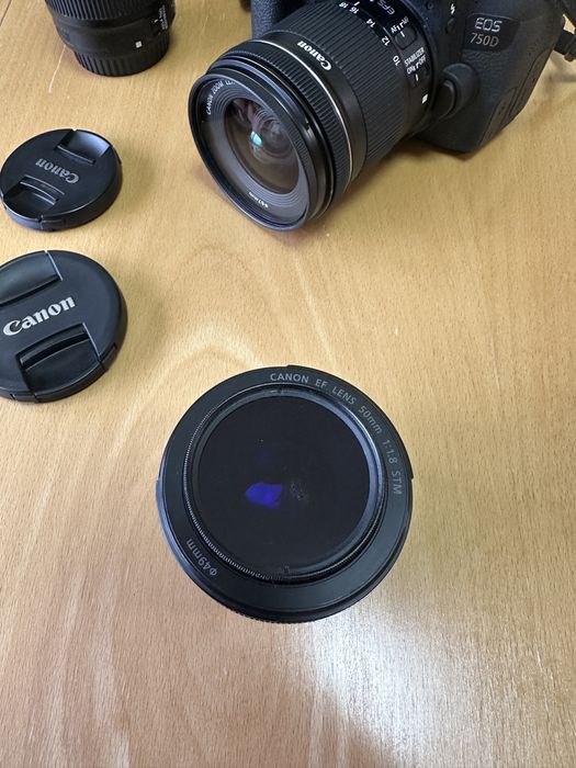 Фотографски комплект - Canon 750D + 3 обектива