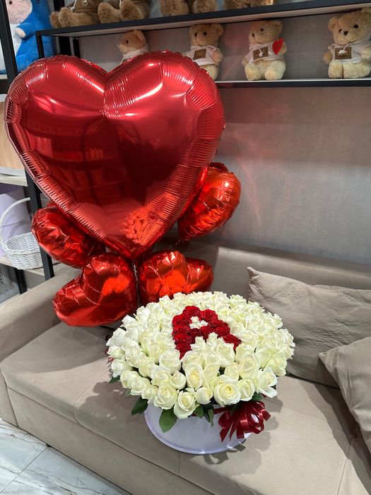 Именной букет из 101 розы 49999