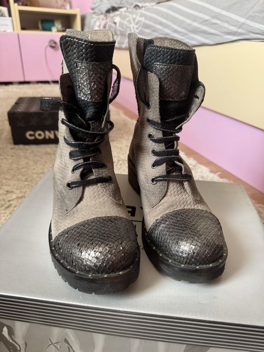 Дизайнерски кожени боти 36 номер