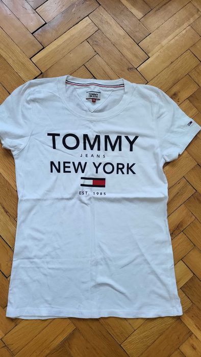 Бяла тениска Tommy Hilfiger