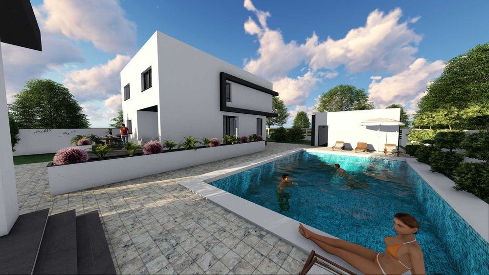 Vila cu Piscina, Casa pentru oaspeti si Garaj - Buzau Maracineni