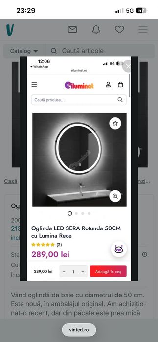 Oglinda led noua