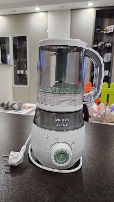 Уред за готвене на пара Philips 4 в 1 + аксесоари