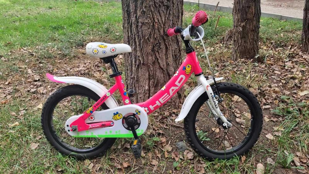 Детско колело Head 16 с подарък каска и помощни колела