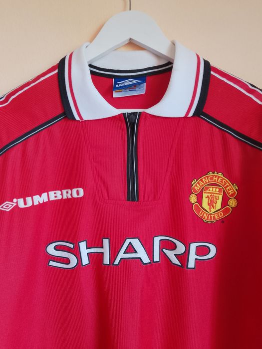 Tricou Fotbal Vintage Manchester United 1998/00 Home #15