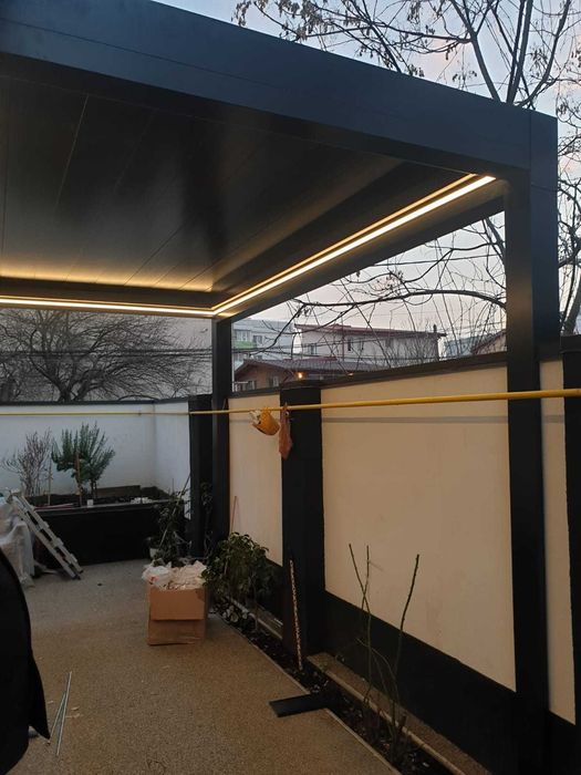 Pergola BIOCLIMATICA retractabila all season terase winter-garden RO