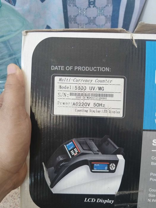 Счетная машинка для денег bill counter 5800 б/у