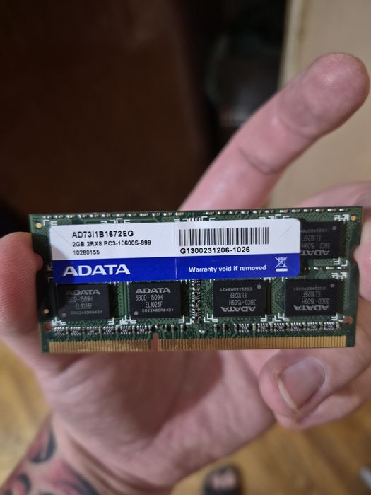 ADATA 2GB DDR3 RAM за лаптоп 1333MHz