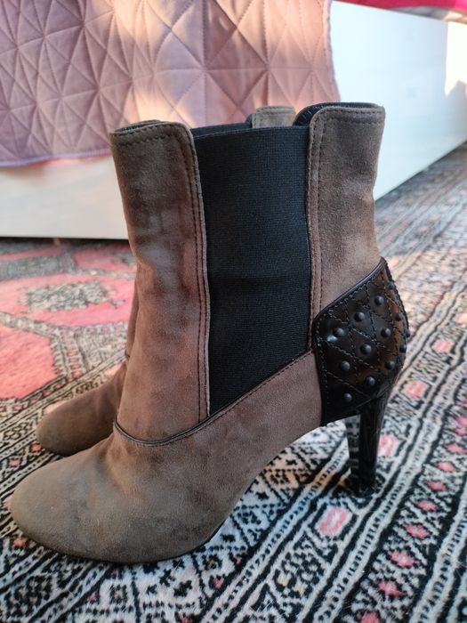 Боти TOD'S, 39 номер, цвят каки